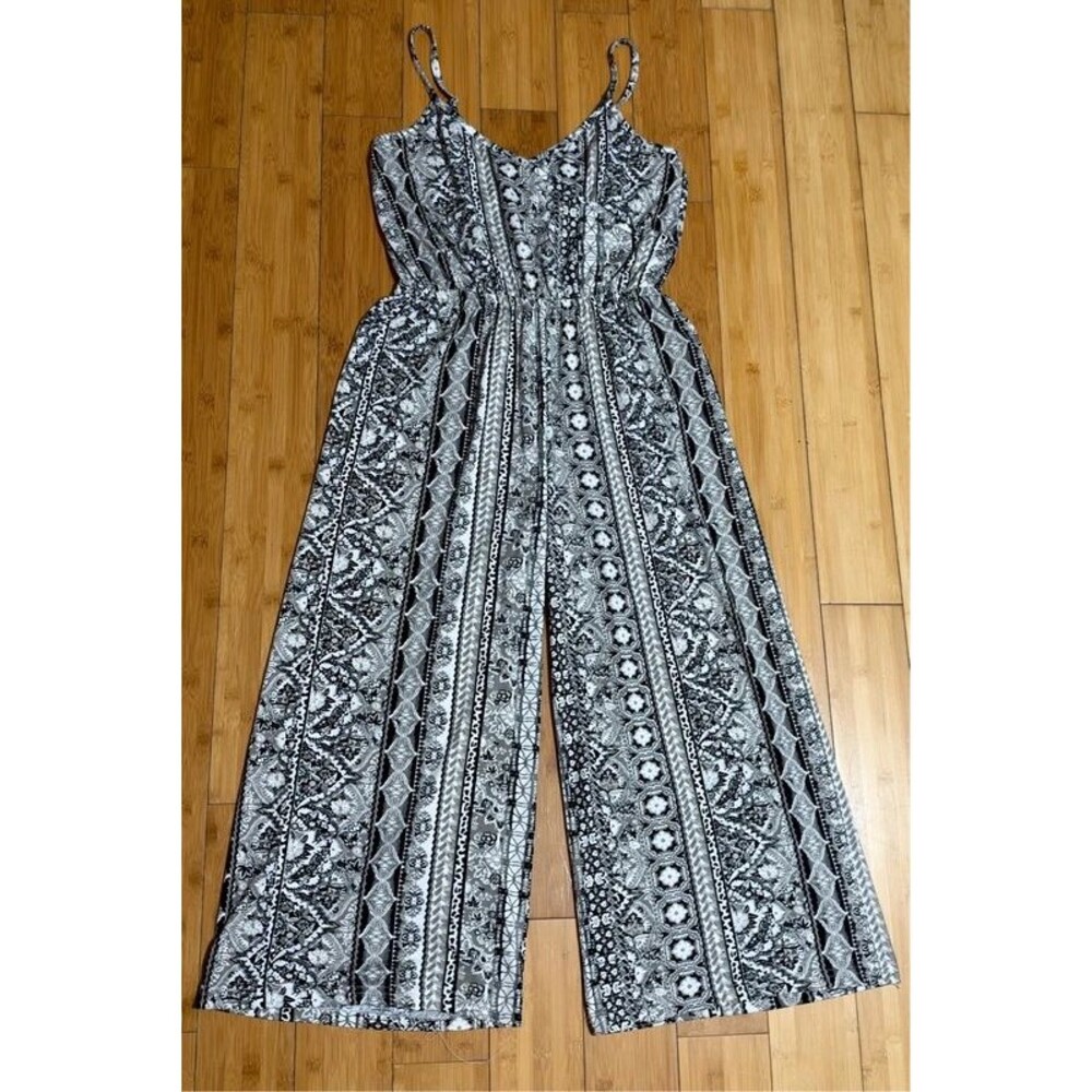Boho Wide Leg Jumpsuit - Medium